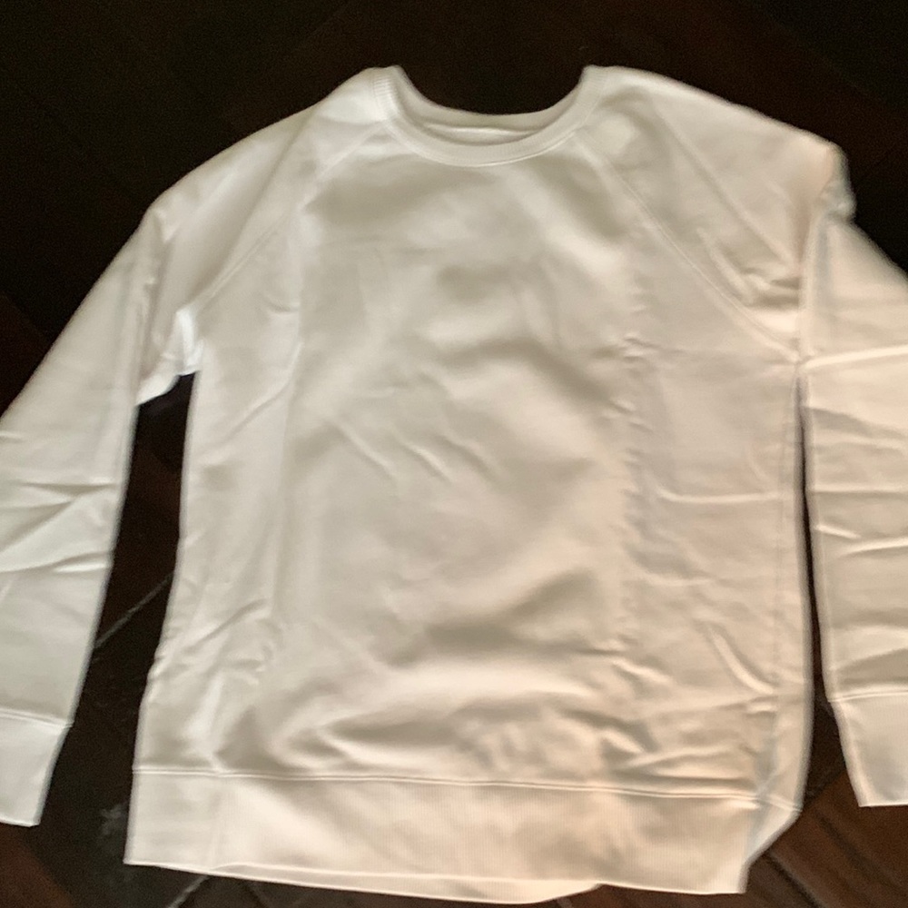White sweatshirt